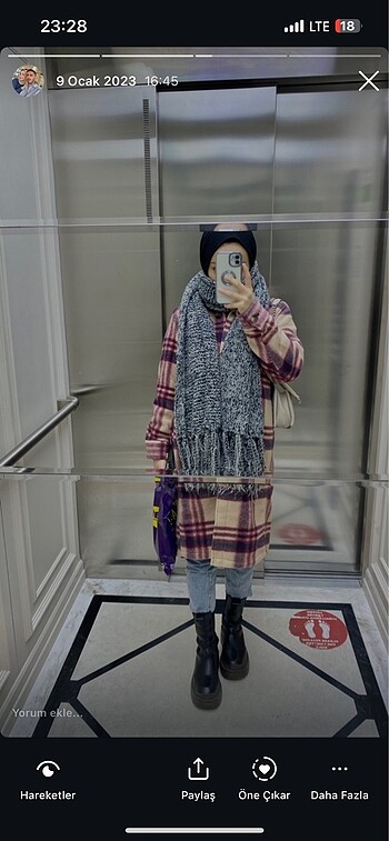 s Beden bordo Renk H&M ceket kaban