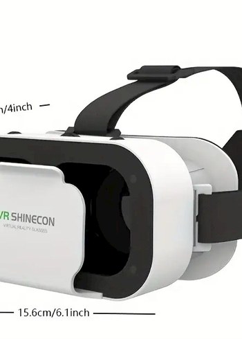 Beyaz VR Shinecon Sanal Gerçeklik Gözlüğü