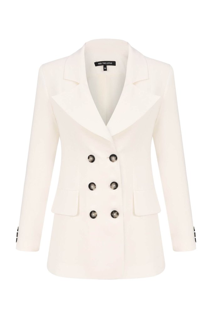 Feel The Lotus Ekru Takım Elbise - Görsel 2