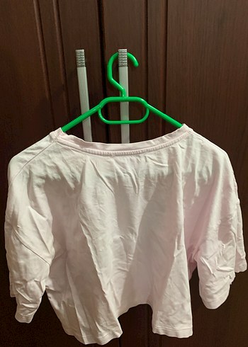 Pembe Baskılı Kız Çocuk Uzun Kollu Tişört - Görsel 2