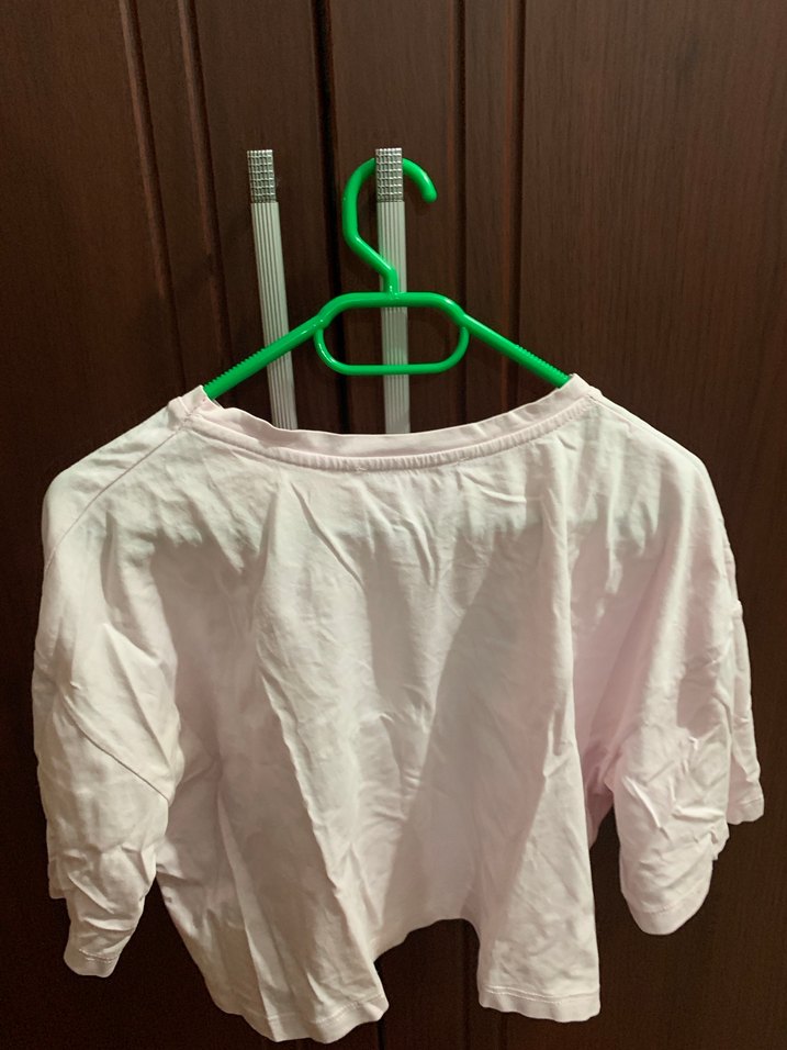 Pembe Baskılı Kız Çocuk Uzun Kollu Tişört - Görsel 2