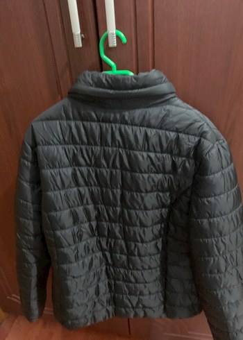 Gri Fermuarlı Kadın Mont - Görsel 2