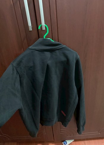 Erkek Çocuk Siyah Süet Fermuarlı Ceket - Görsel 2