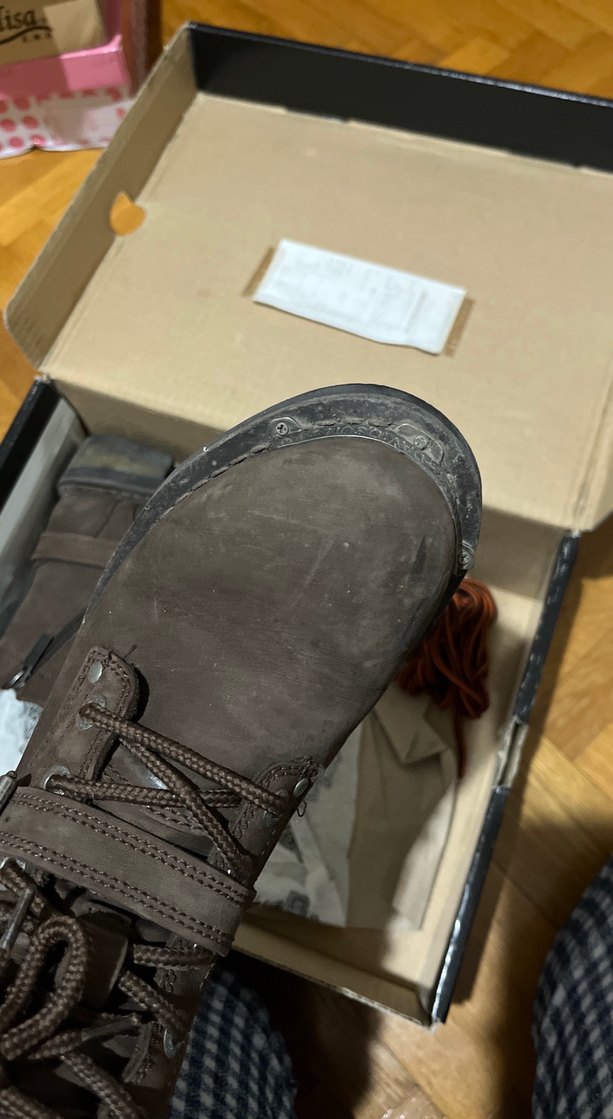 Harley D Kahverengi Deri Tokalı Biker Bot - Görsel 5