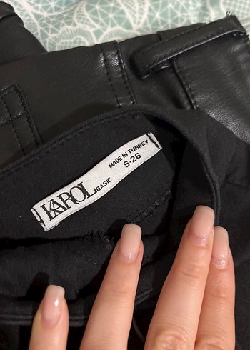 Düğmeli Siyah Mini Etek - Görsel 5