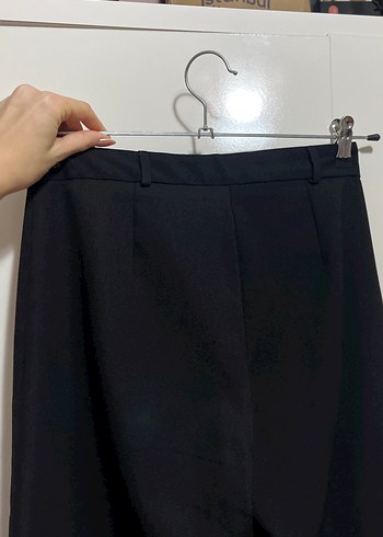 Siyah Kadın Ofis Kumaş Pantolon - Görsel 6