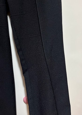Siyah Kadın Ofis Kumaş Pantolon - Görsel 3