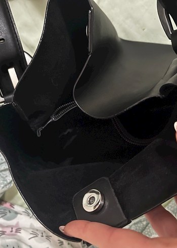 Siyah Deri Minimalist Kadın Çanta - Görsel 5