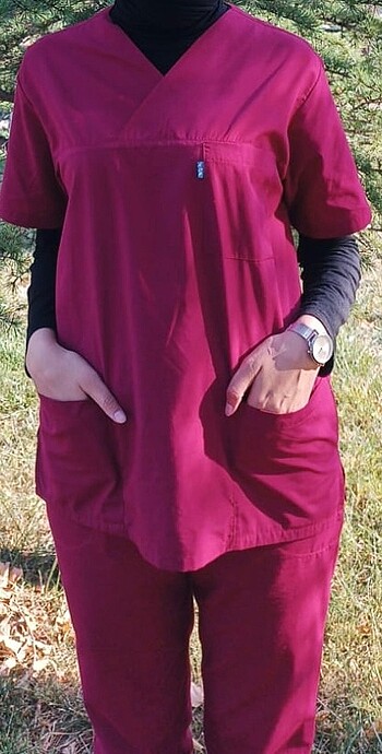 Diğer Bordo hemşire forması