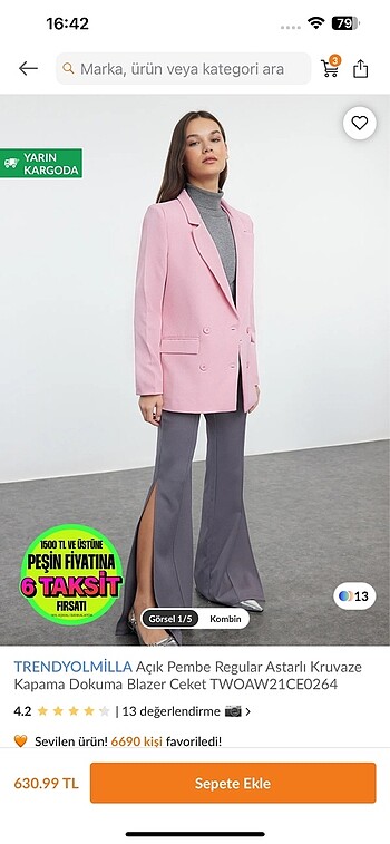Blazer ceket