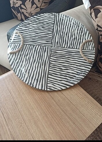 Zebra desen tepsi