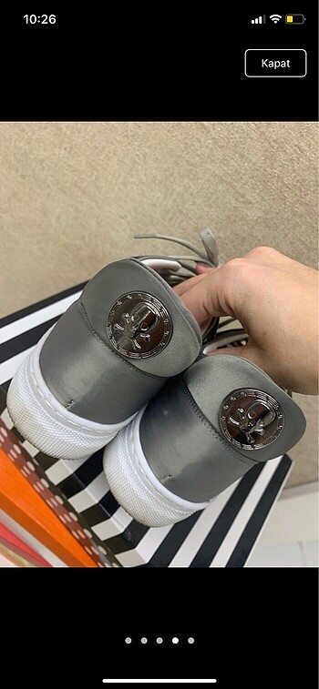 36 Beden gri Renk Elle spor ayakkabı