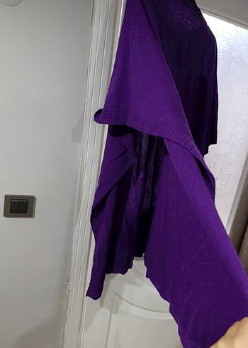 Mor Salaş Hamile Tunik Midi Boy - Görsel 5
