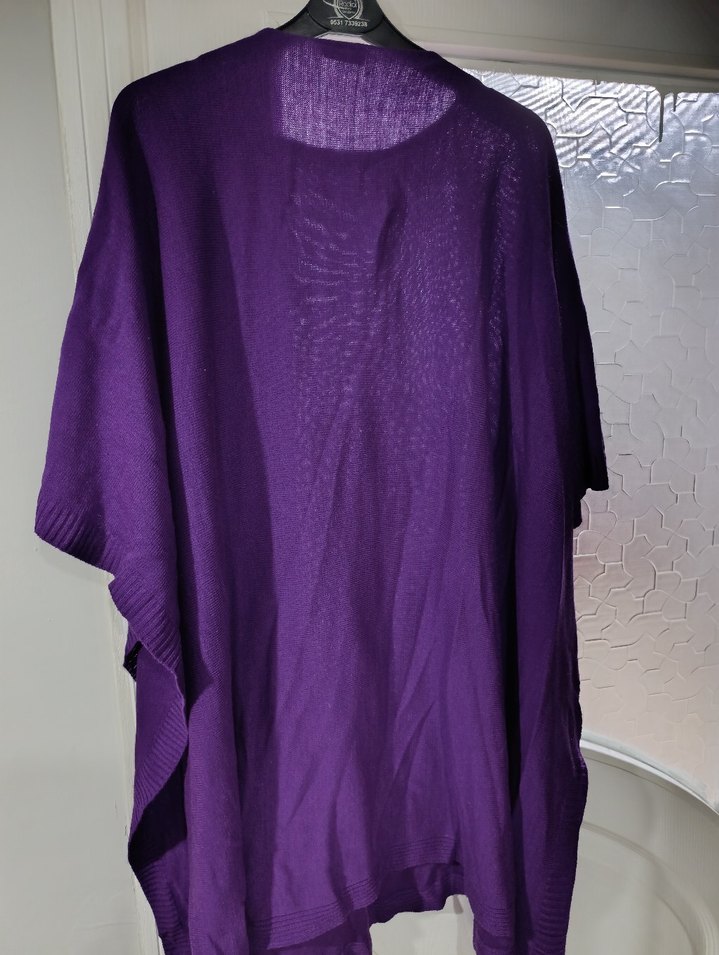 Mor Salaş Hamile Tunik Midi Boy - Görsel 4