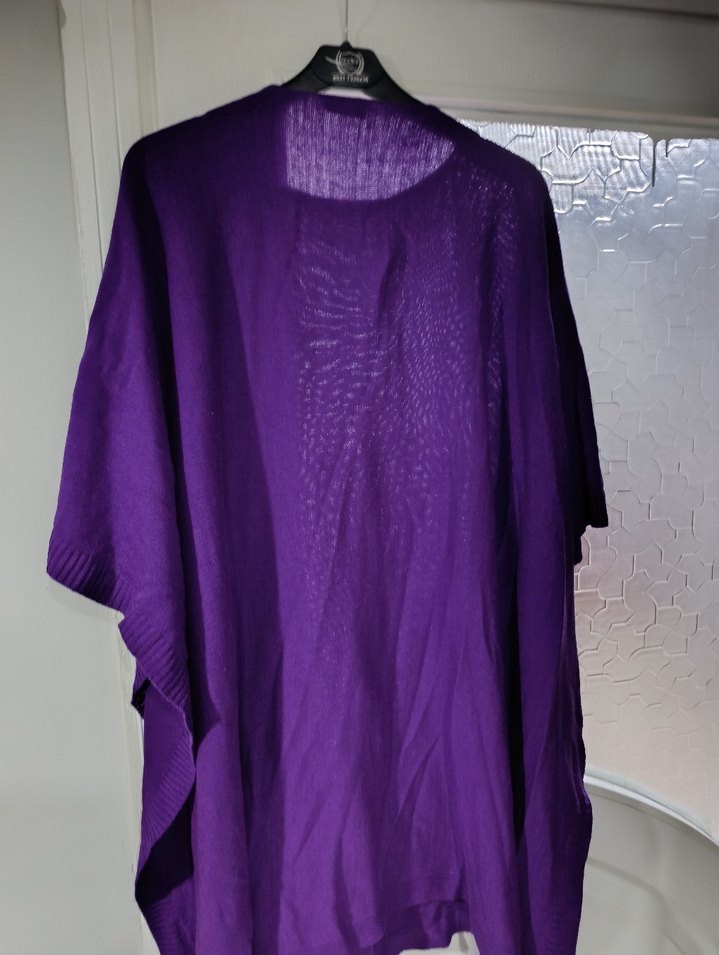 Mor Salaş Hamile Tunik Midi Boy - Görsel 3