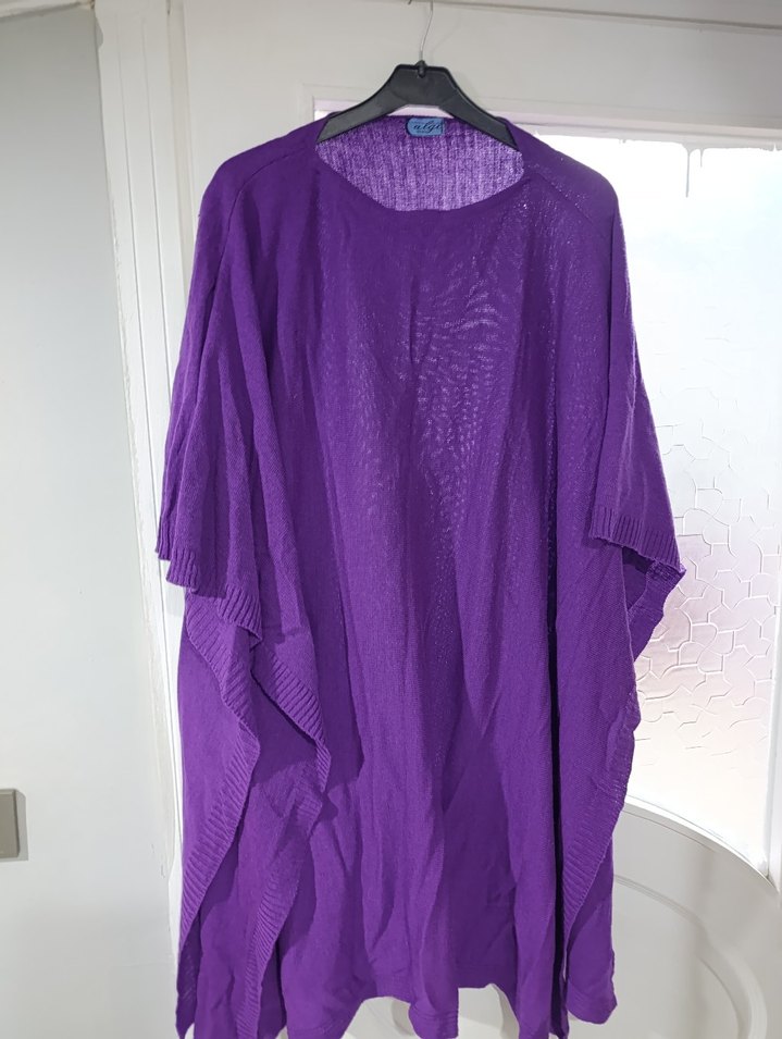 Mor Salaş Hamile Tunik Midi Boy - Görsel 2