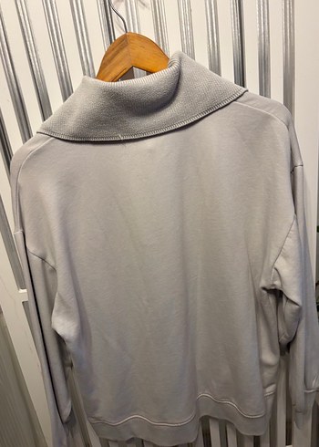 Zara Rahat Ve Sik Acik Gri Sweatshirt