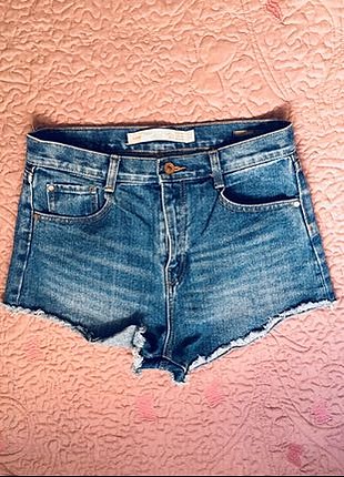 38 Beden mavi Renk Zara Kot Şort