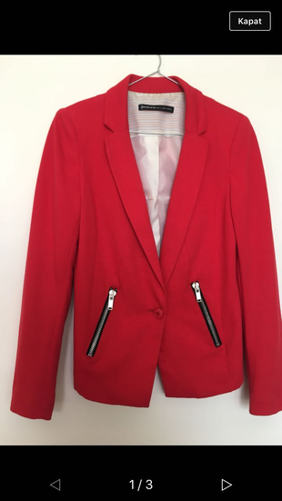 Stradivarius Kırmızı Ceket