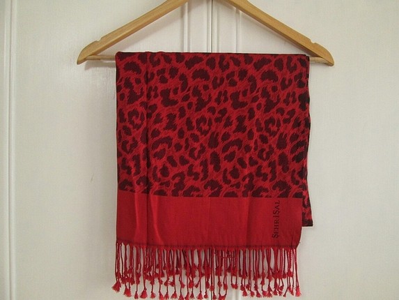 Leopar Desenli Şal