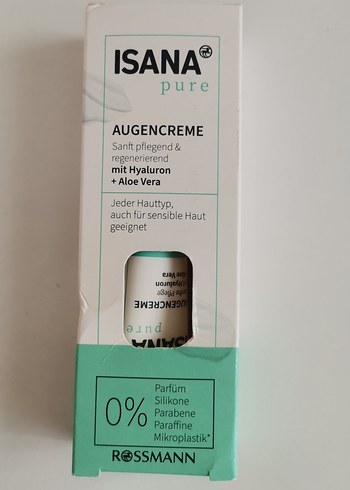 ISANA Pure Hyaluron + Aloe Vera Göz Kremi