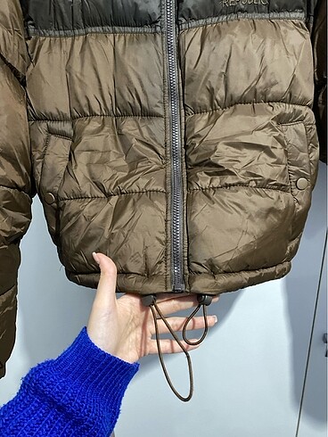 s Beden kahverengi Renk Pull and bear Şişme Mont