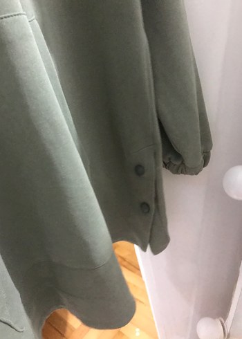 Diğer Kapüşonlu Salaş Haki Sweatshirt