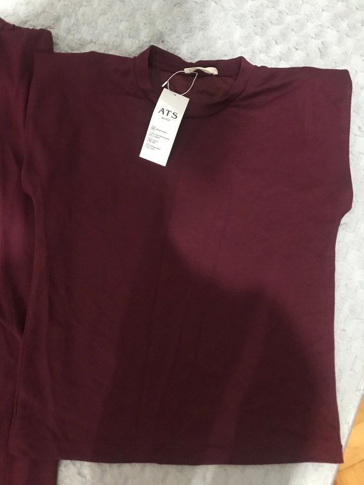Kadın Bordo Oysho Pijama Takımı - Görsel 4