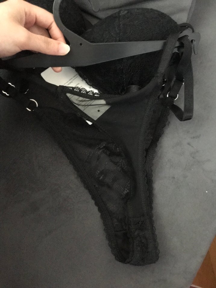 Siyah Dantel Mini Gotik Sütyen 85B - Görsel 4