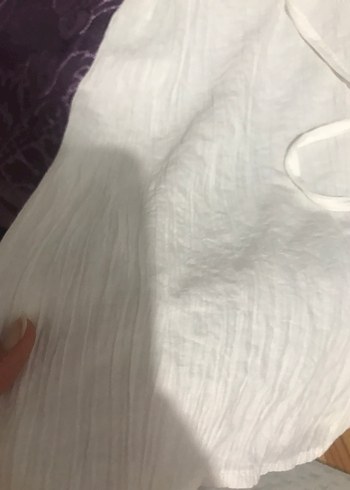 Beyaz Midi Uzun Kollu Gömlek - Görsel 3