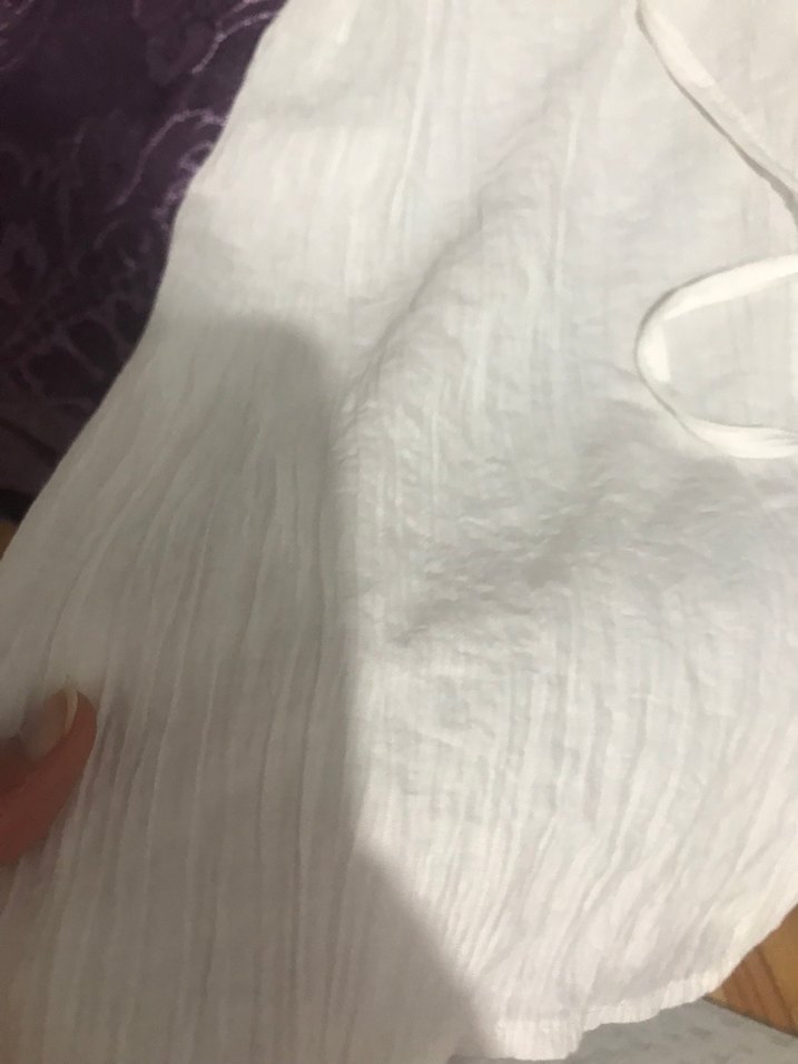 Beyaz Midi Uzun Kollu Gömlek - Görsel 3