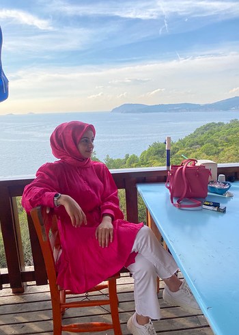 Pembe Fırfırlı Tunik - Görsel 10