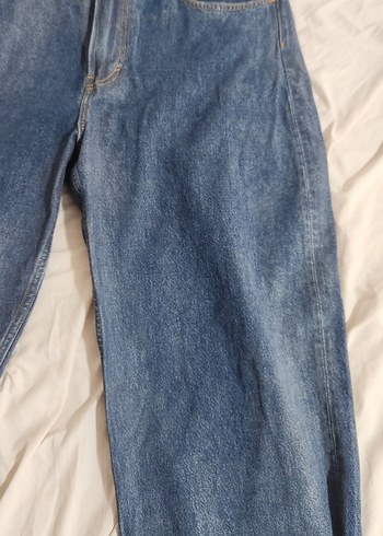 H&M barrel high jean açık kum mavisi - Görsel 9