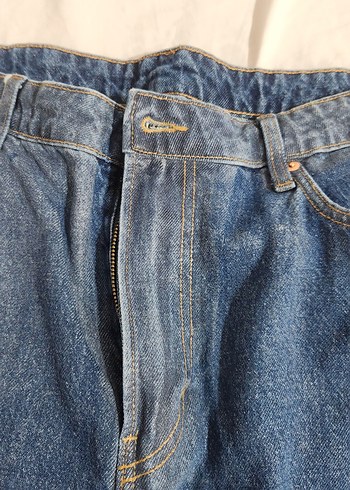 H&M barrel high jean açık kum mavisi - Görsel 11