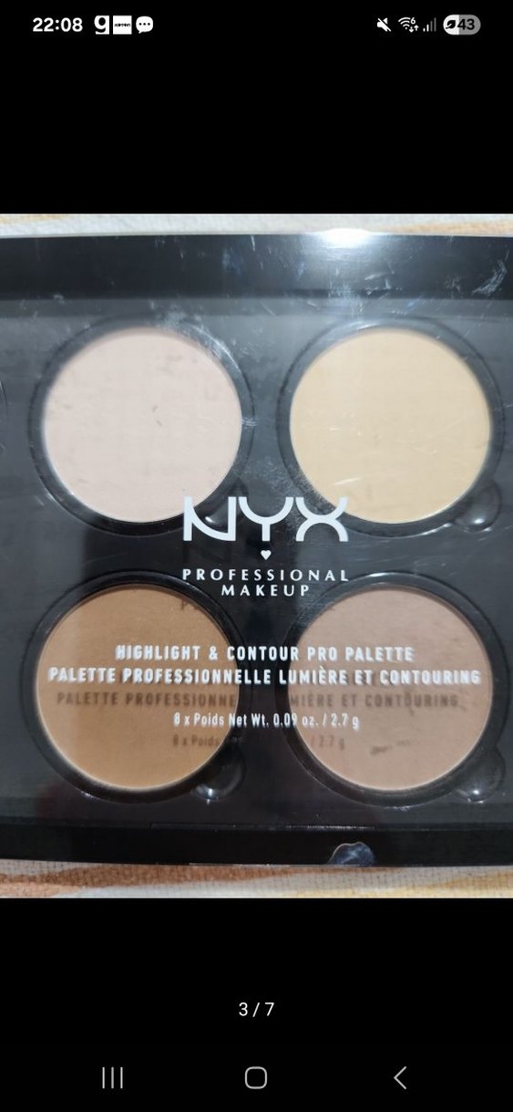 NYX Highlighter, bronzer, kontur paleti - Görsel 3