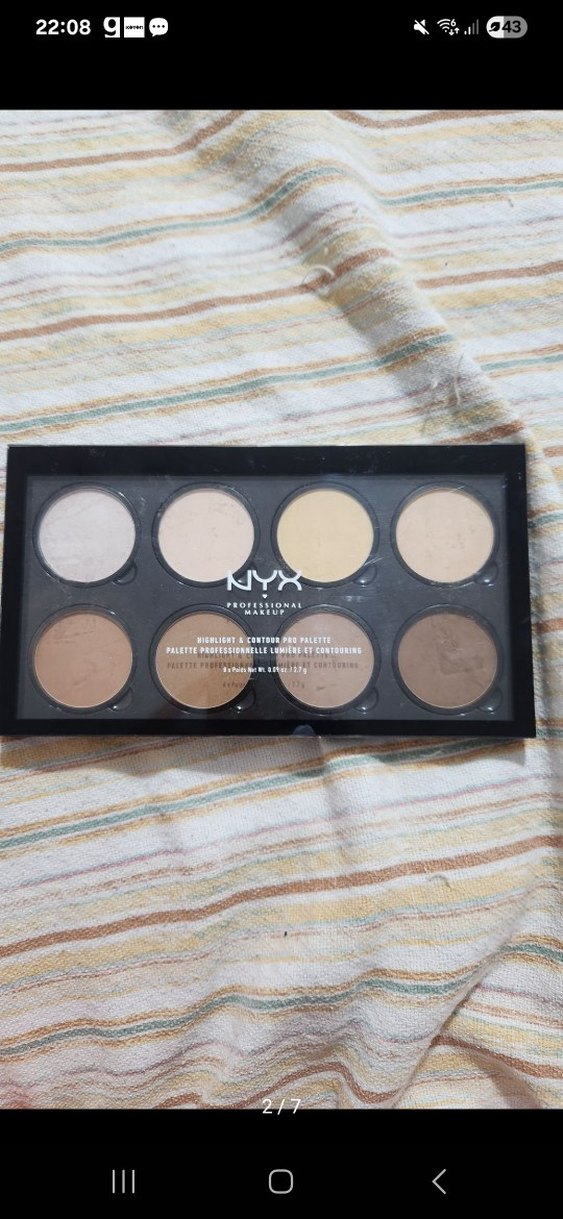 NYX Highlighter, bronzer, kontur paleti - Görsel 2