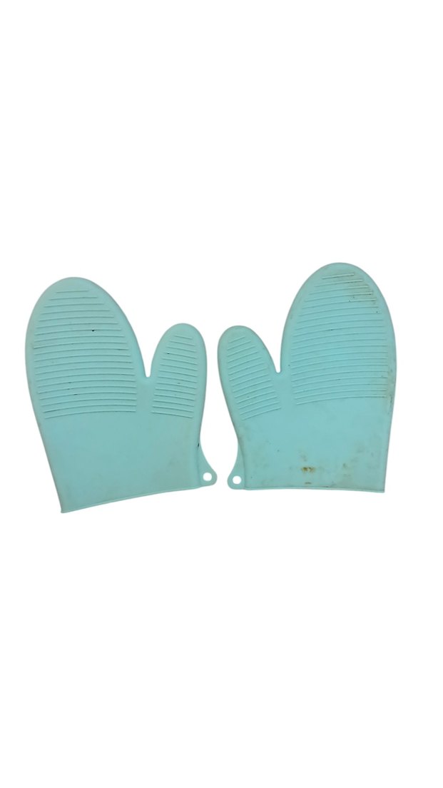 Pastel Turkuaz Fırın Eldiveni - Görsel 4