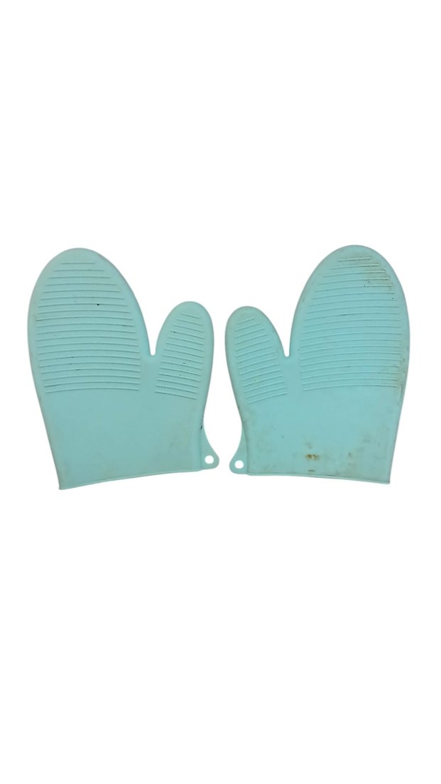 Pastel Turkuaz Fırın Eldiveni - Görsel 5