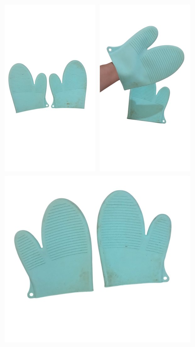 Pastel Turkuaz Fırın Eldiveni - Görsel 2