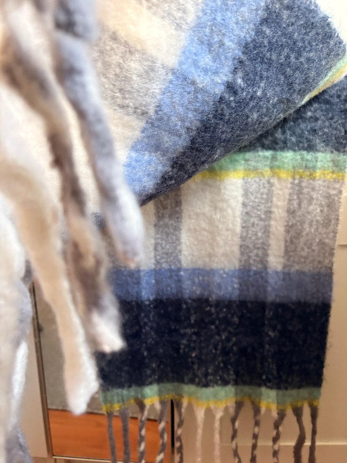 Pull &bear Marka Desenli Yumuşak Atkı — görsel 3/4