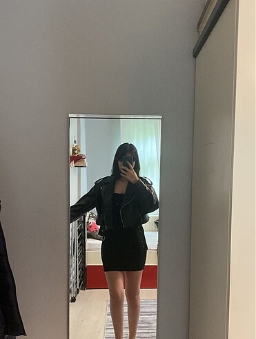 Zara zara askılı mini elbise