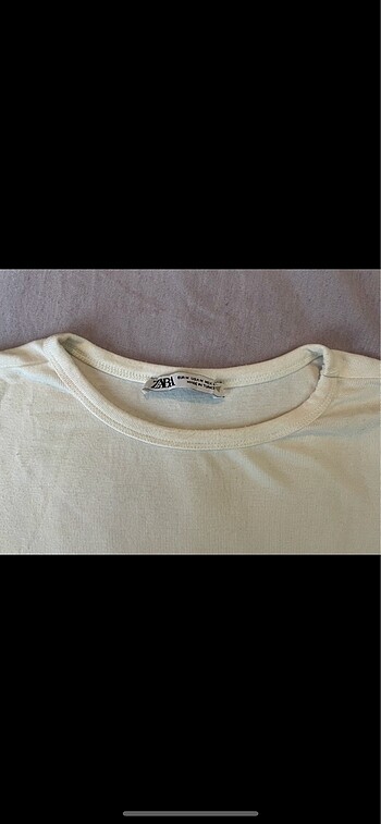 m Beden zara basic tshirt