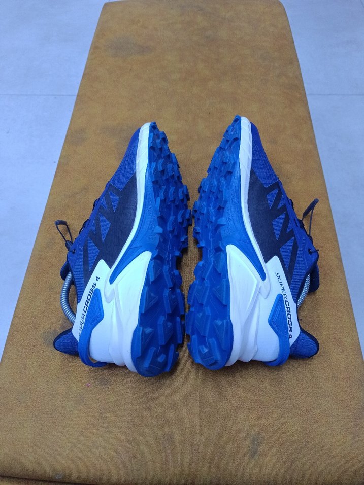 Erkek Spor Ayakkabı Salomon Mavi Velcro - Görsel 4