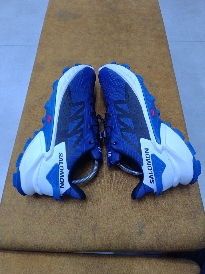 Erkek Spor Ayakkabı Salomon Mavi Velcro - Görsel 3