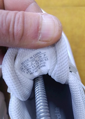 Erkek Beyaz Salomon Outdoor Spor Ayakkabı - Görsel 7