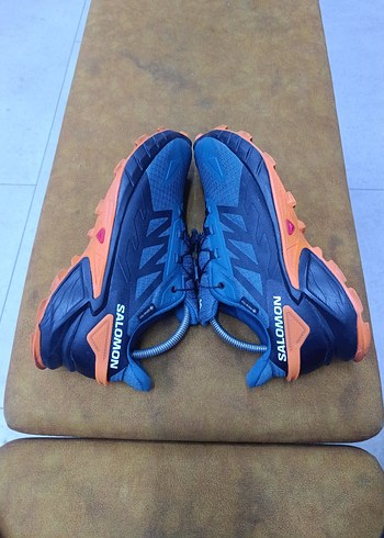 Salomon Mavi Turuncu Erkek Spor Ayakkabı - Görsel 3