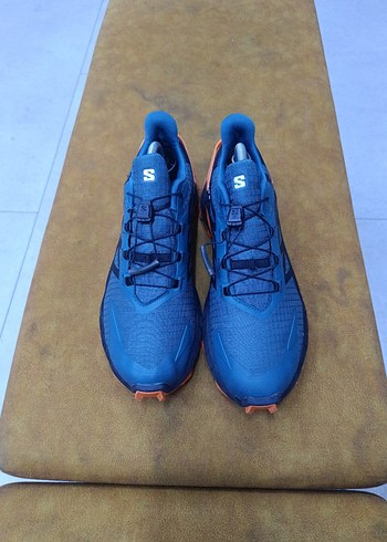 Salomon Mavi Turuncu Erkek Spor Ayakkabı - Görsel 2