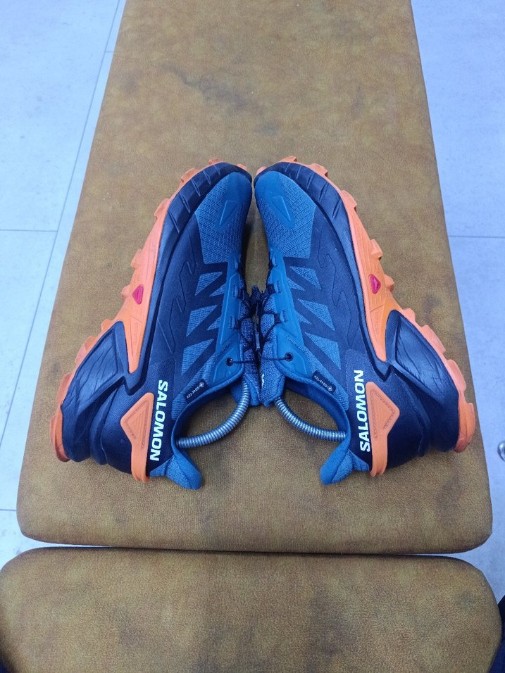Salomon Mavi Turuncu Erkek Spor Ayakkabı - Görsel 3