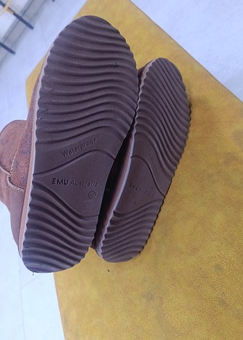 Kahverengi Süet Kadın Dolgu Topuk Bot - Görsel 5