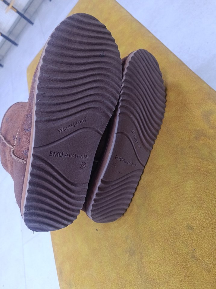 Kahverengi Süet Kadın Dolgu Topuk Bot - Görsel 5